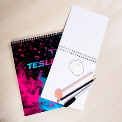 Скетчбук Tesla - neon gradient: символ сверху - фото 2