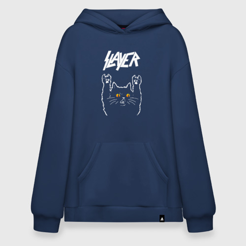 Худи SuperOversize хлопок Slayer rock cat