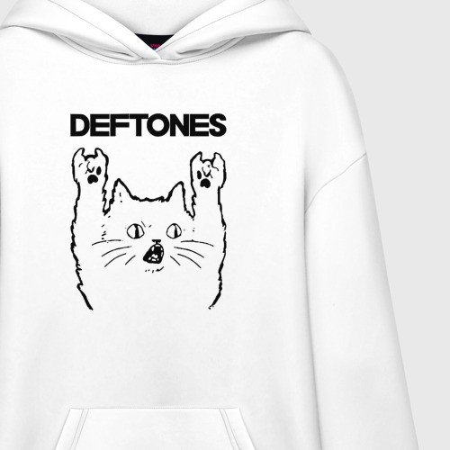 Худи SuperOversize хлопок Deftones - rock cat - фото 3