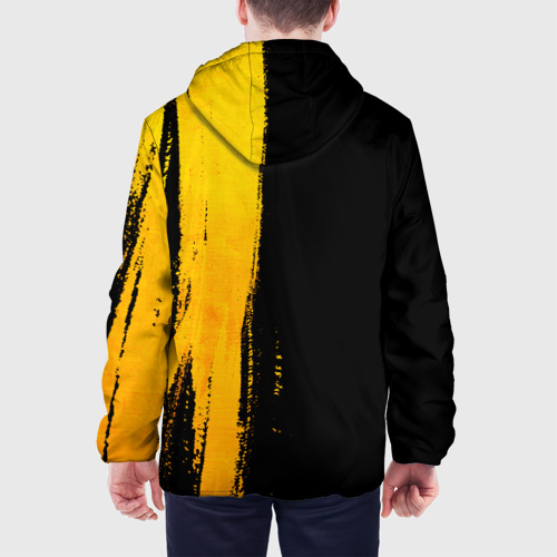 Мужская куртка 3D System of a Down - gold gradient: по-вертикали, цвет 3D печать - фото 5