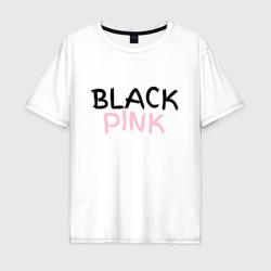Мужская футболка хлопок Oversize Граффити BlackPink