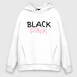 Мужское худи Oversize хлопок Граффити BlackPink