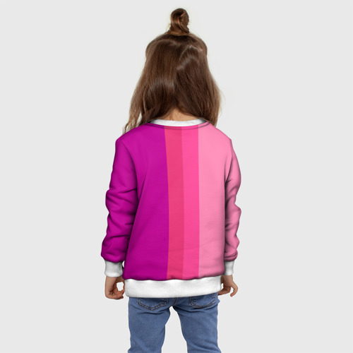 Детский свитшот 3D Группа Black pink на фоне оттенков розового, цвет 3D печать - фото 8
