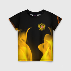 Детская футболка 3D Russian style fire