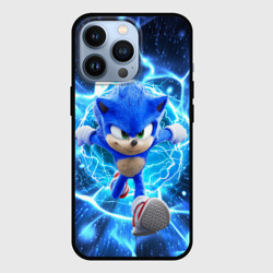 Чехол для iPhone 13 Pro Sonic electric waves