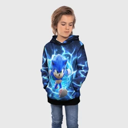 Детская толстовка 3D Sonic electric waves - фото 2
