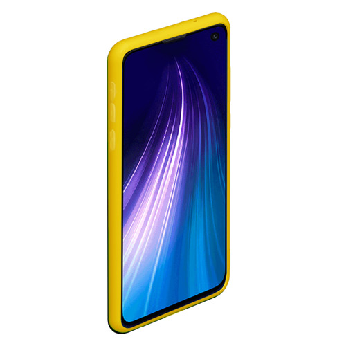 Чехол для Samsung S10E с принтом Згип gold logo, фото на моделе #1