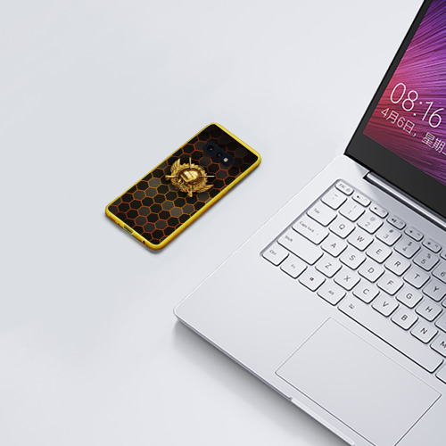 Чехол для Samsung S10E с принтом Згип gold logo, фото #5