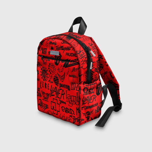 Детский рюкзак 3D Лучшие рок группы на красном - фото 5