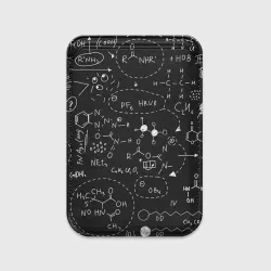 Картхолдер Magsafe магнитный Химические формулы на чёрном