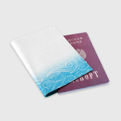 Обложка для паспорта матовая кожа Гинтама текстура - фото 2