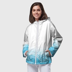 Женская ветровка 3D Гинтама текстура - фото 2