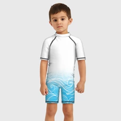 Детский купальный костюм 3D Гинтама текстура - фото 2