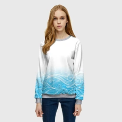 Женский свитшот 3D Гинтама текстура - фото 2