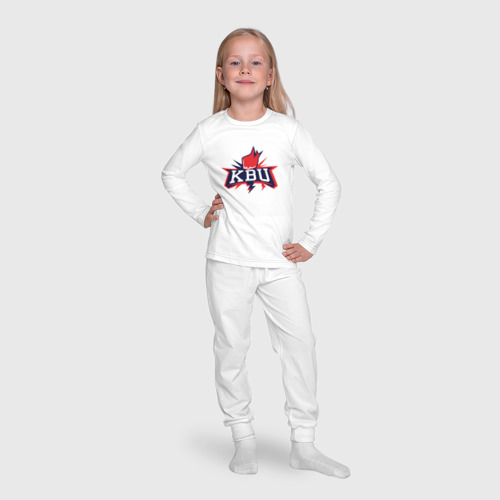 Детская пижама с лонгсливом хлопок с принтом КБУ logo, фото #4