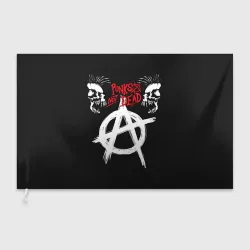Флаг 3D Punk's not dead - анархия