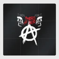 Магнитный плакат 3Х3 Punk's not dead - анархия