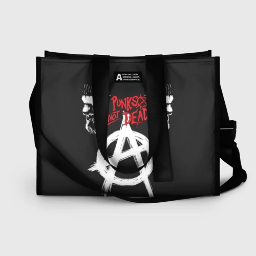 Сумка-шоппер 3D Punk's not dead - анархия