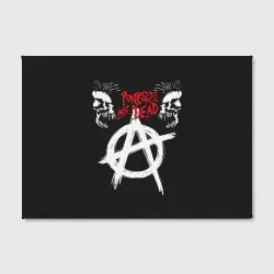Холст прямоугольный Punk's not dead - анархия - фото 2
