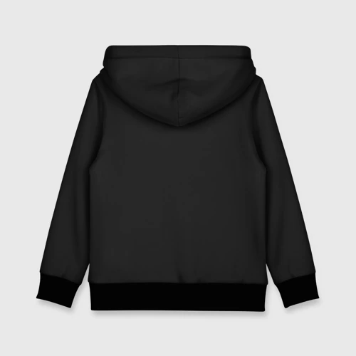 Детская толстовка 3D с принтом Punk's not dead - анархия, вид сзади #1