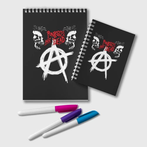 Блокнот Punk's not dead - анархия