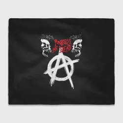 Плед 3D Punk's not dead - анархия