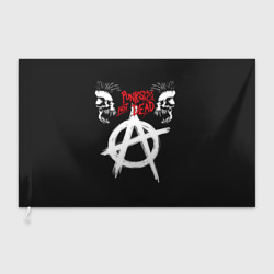 Флаг 3D Punk's not dead - анархия