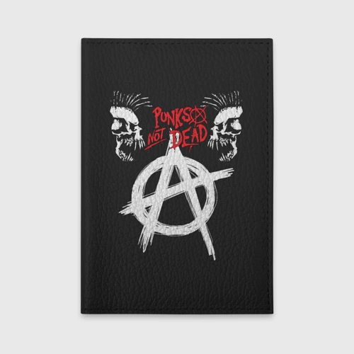 Обложка для автодокументов Punk's not dead - анархия