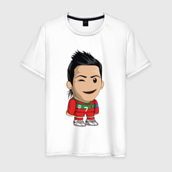 Маленький Роналду – Мужская футболка хлопок с принтом купить со скидкой в -20%