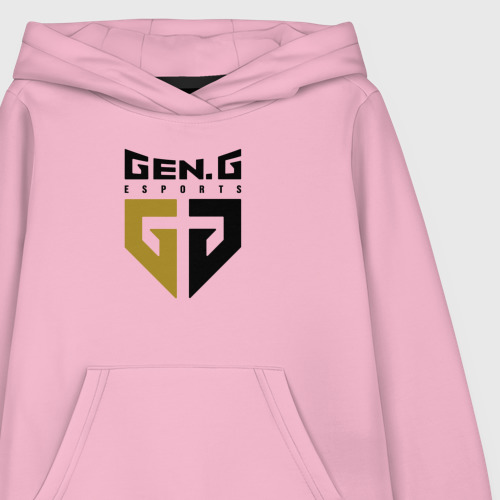 Детская толстовка хлопок Gen G Esports лого, цвет светло-розовый - фото 3