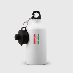 Бутылка спортивная Труба и разноцветные полосы - фото 2