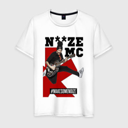 Noize MC - guitarist – Мужская футболка хлопок с принтом купить со скидкой в -20%