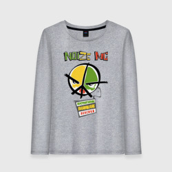Женский лонгслив хлопок Noize MC - evil peace
