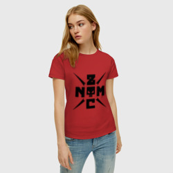Женская футболка хлопок Noize MC logo - фото 2