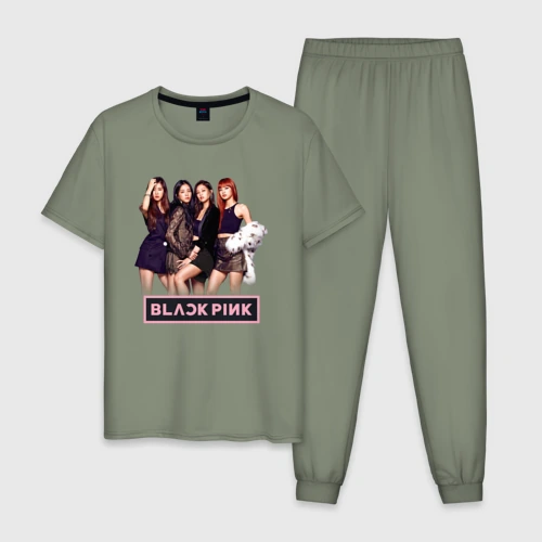 Мужская пижама хлопок Rose Blackpink K-pop