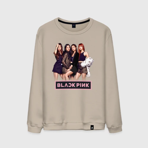Мужской свитшот хлопок Rose Blackpink K-pop