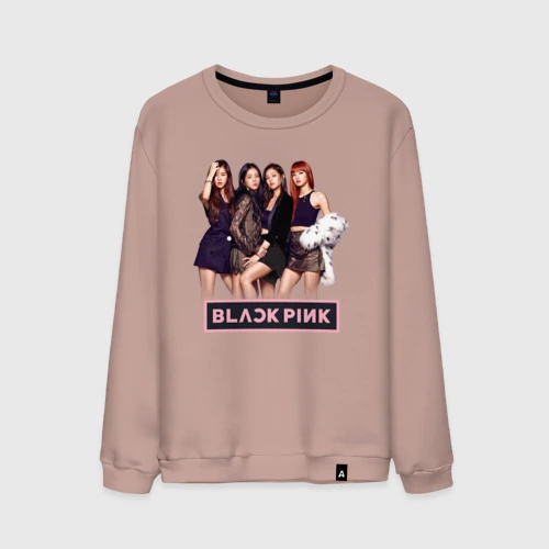 Мужской свитшот хлопок Rose Blackpink K-pop
