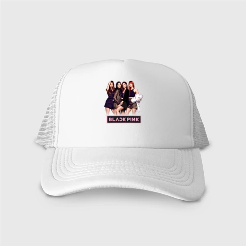 Кепка тракер с сеткой Rose Blackpink K-pop