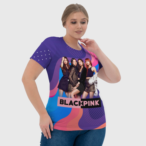 Женская футболка 3D с принтом K-pop Blackpink girls, фото #4