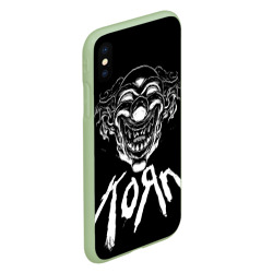 Чехол для iPhone XS Max матовый KoЯn - clown face - фото 2