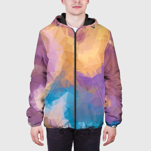 Мужская куртка 3D с принтом Abstract fantasy, вид сбоку #3