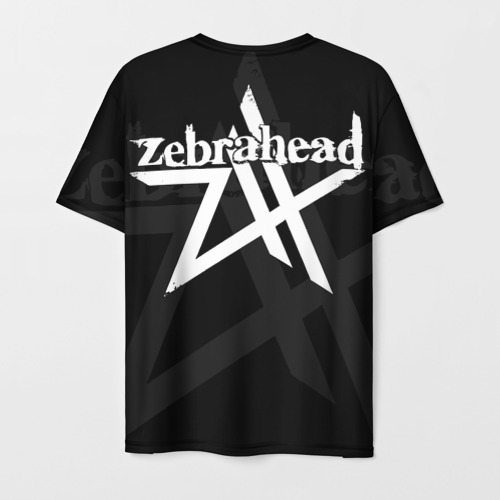 Мужская футболка 3D Zebrahead - atomic skeleton, цвет 3D печать - фото 2