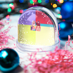 Игрушка Снежный шар Блек Пинк - разноцветный - фото 2
