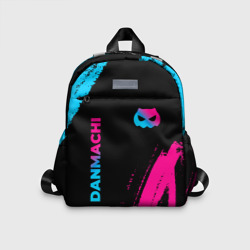 Детский рюкзак 3D DanMachi - neon gradient: надпись, символ