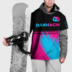 Накидка на куртку 3D DanMachi - neon gradient: символ сверху