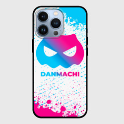 Чехол для iPhone 13 Pro DanMachi neon gradient style
