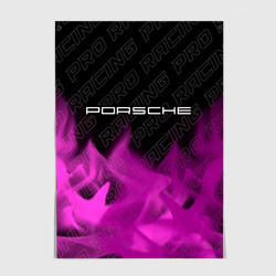 Постер Porsche pro racing: символ сверху