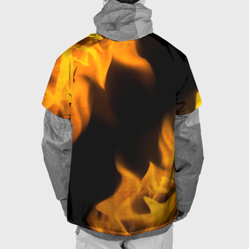 Накидка на куртку 3D Half-Life - gold gradient, цвет 3D печать - фото 2