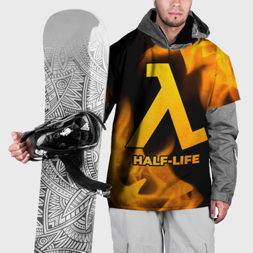 Накидка на куртку 3D Half-Life - gold gradient, цвет 3D печать