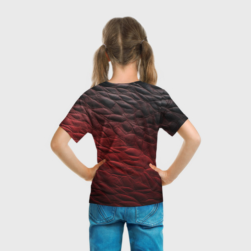 Детская футболка 3D CS GO Dark red, цвет 3D печать - фото 6